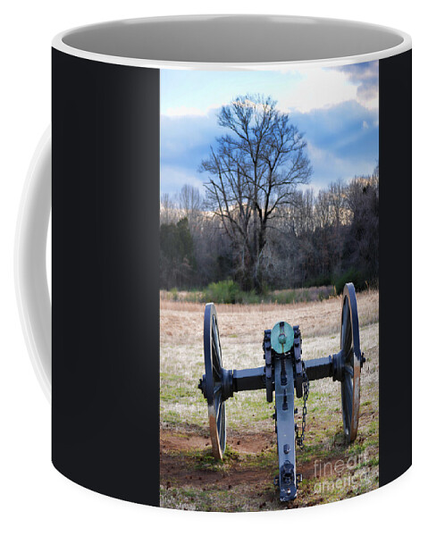 Artillery Coffee Mug featuring the photograph Battle Artillery Canon II by Donna Greene