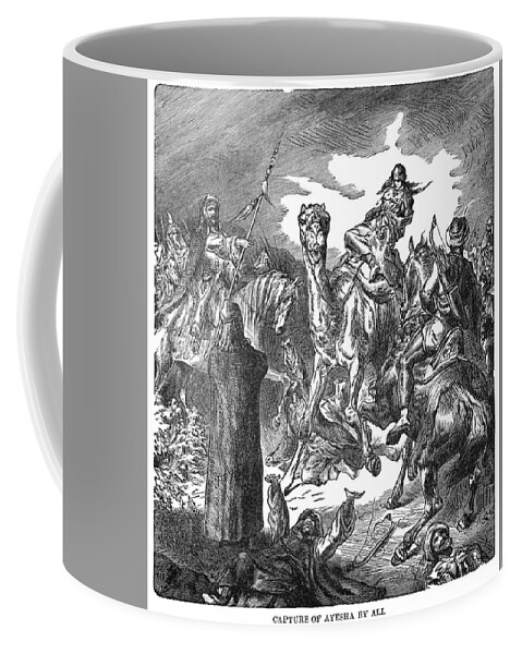 1894 Coffee Mug featuring the painting Battle Of The Camel, 656 by Granger