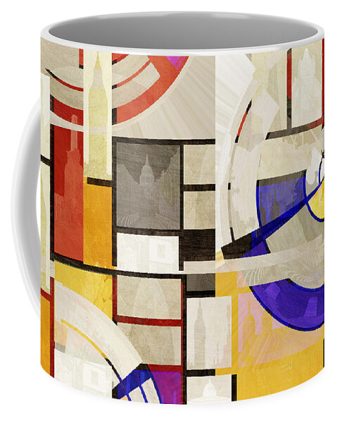 Bauhaus Coffee Mug featuring the photograph Bauhaus Rectangle TWO by BFA Prints