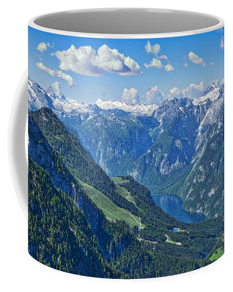 Alps Coffee Mug featuring the photograph Bavarian Alps by Izet Kapetanovic
