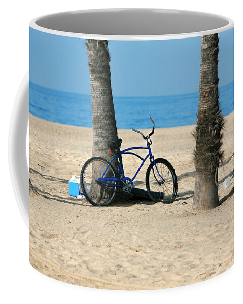 Venice Beach Coffee Mug featuring the photograph Beach Day by Art Block Collections
