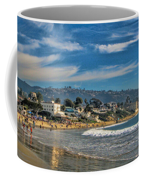Laguna Coffee Mug featuring the photograph Beach fun by Tammy Espino