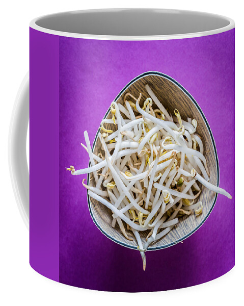 Allergen Coffee Mug featuring the photograph Bean Sprouts by Philippe Garo