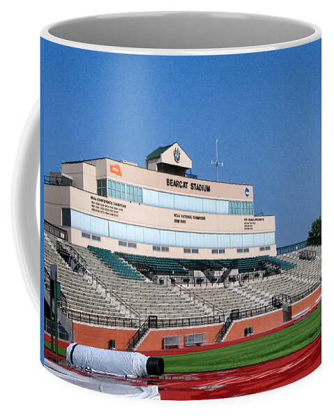 Bearcat Stadium Coffee Mug featuring the photograph Bearcat Stadium by Georgia Clare