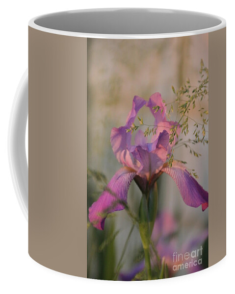 Beautiful Coffee Mug featuring the photograph Beautiful and Mystical Iris 2 by Jennifer E Doll