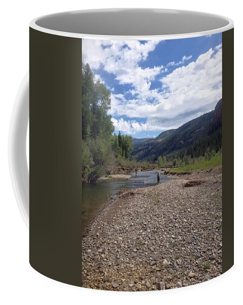 Lake City Coffee Mug featuring the photograph Beautiful Day on the River by Max Mullins