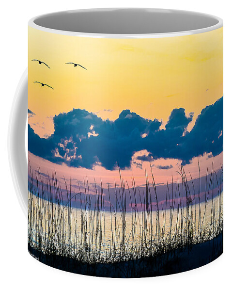 Break Of Day Coffee Mug featuring the photograph Beauty and the Birds by Mary Hahn Ward
