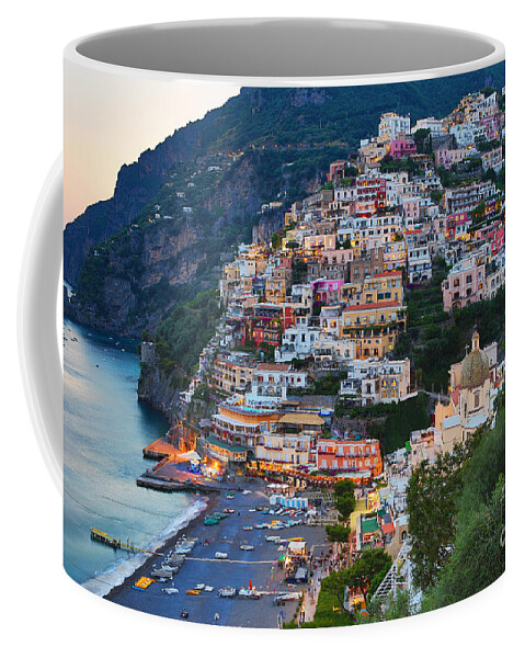 Amalfi Coffee Mug featuring the photograph Beauty of the Amalfi Coast by Leslie Leda