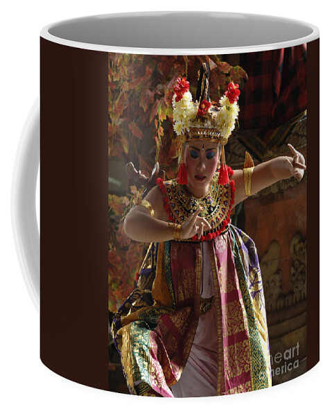 Barong Dancer Coffee Mug featuring the photograph Beauty Of The Barong Dance 2 by Bob Christopher