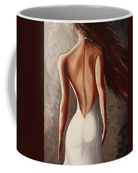 Original Coffee Mug featuring the painting Before the Dance by MADART by Megan Aroon
