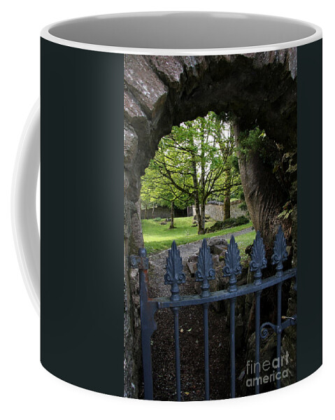 Gate Coffee Mug featuring the photograph Behind The Picket Gate by Christiane Schulze Art And Photography