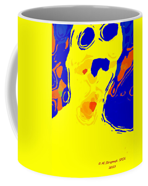 Human Coffee Mug featuring the digital art Being 3 by David Skrypnyk