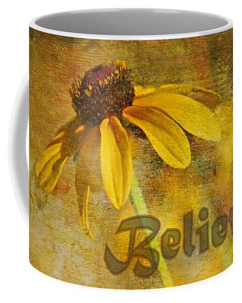 Daisy Coffee Mug featuring the photograph Believe by HH Photography of Florida