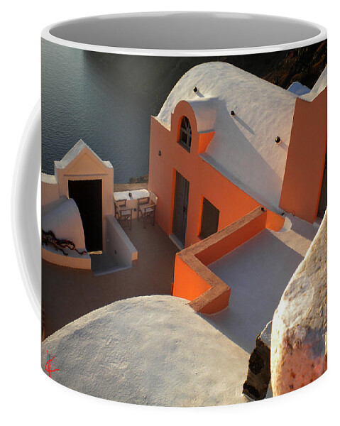 Colette Coffee Mug featuring the photograph Bella Santorini Hause by Colette V Hera Guggenheim