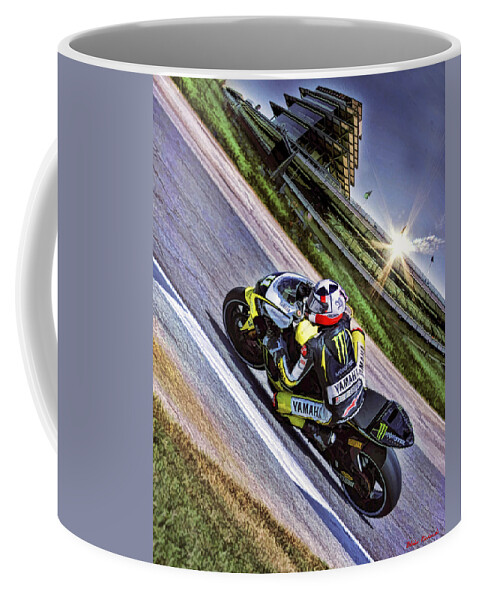 Ben Spies Coffee Mug featuring the photograph Ben Spies at Indy by Blake Richards