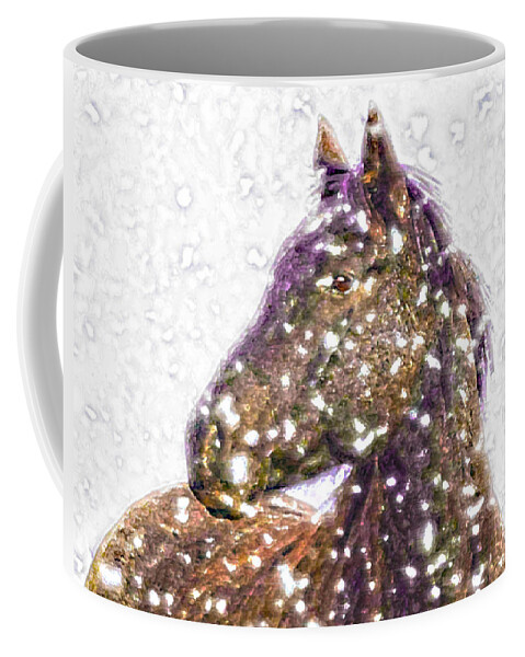 Winter Coffee Mug featuring the photograph Beneath Your Beauty by Amanda Smith