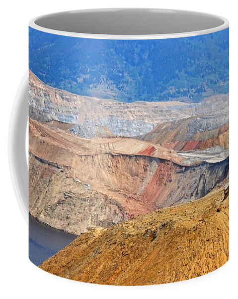 Butte Coffee Mug featuring the photograph Berkeley Pit by Image Takers Photography LLC - Laura Morgan