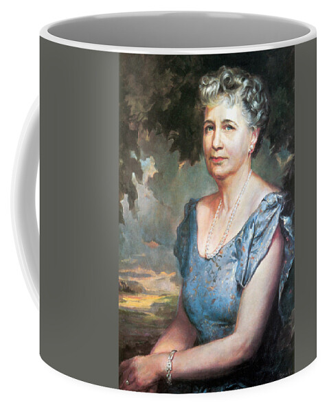 Government Coffee Mug featuring the painting Bess Truman, First Lady by Science Source
