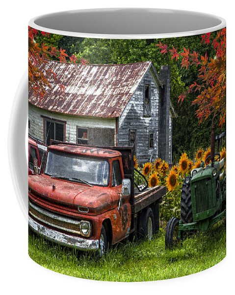 Appalachia Coffee Mug featuring the photograph Best Friends by Debra and Dave Vanderlaan
