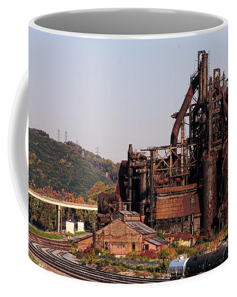 Marcia Lee Jones Coffee Mug featuring the photograph Bethlehem Steel # 8 by Marcia Lee Jones
