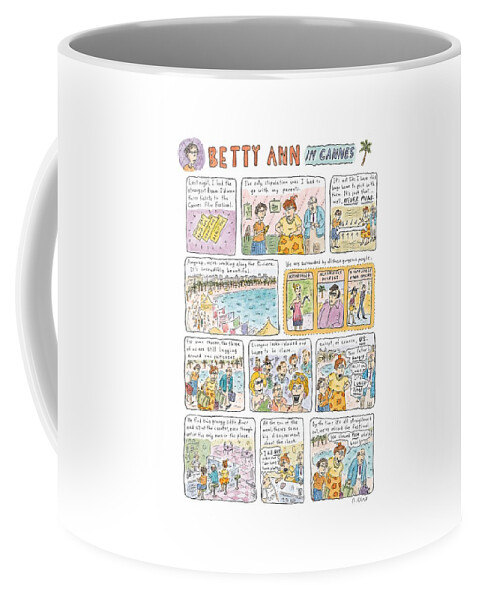 'betty Ann In Cannes' Coffee Mug