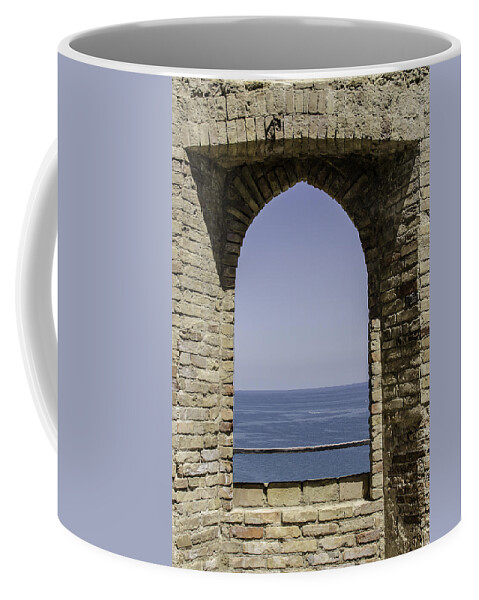 Castle Coffee Mug featuring the photograph Beyond the Gate of Infinity by AM FineArtPrints