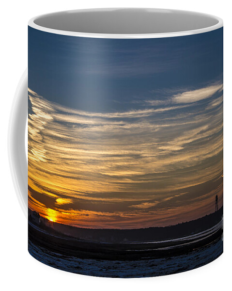 Biddeford Pool Coffee Mug featuring the photograph Biddeford Pool Maine Sunset by Patrick Fennell