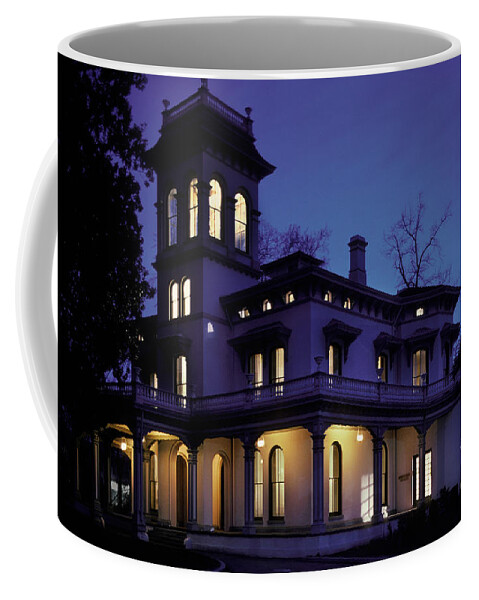 Building Coffee Mug featuring the photograph Bidwell Mansion, Chico State by Ron Sanford