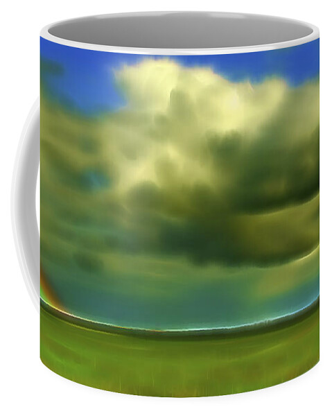 Nature Coffee Mug featuring the digital art Big Sky by William Horden