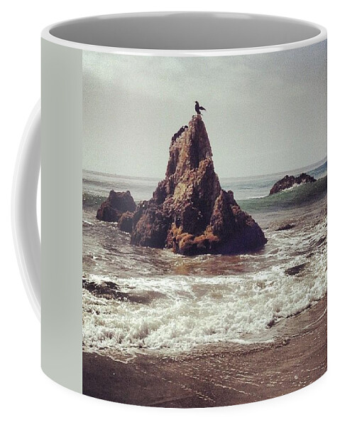 Bird Coffee Mug featuring the photograph Big Stretch by Katie Cupcakes