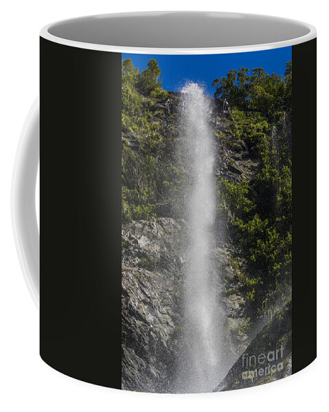 Beautiful Coffee Mug featuring the photograph Big waterfall by Patricia Hofmeester
