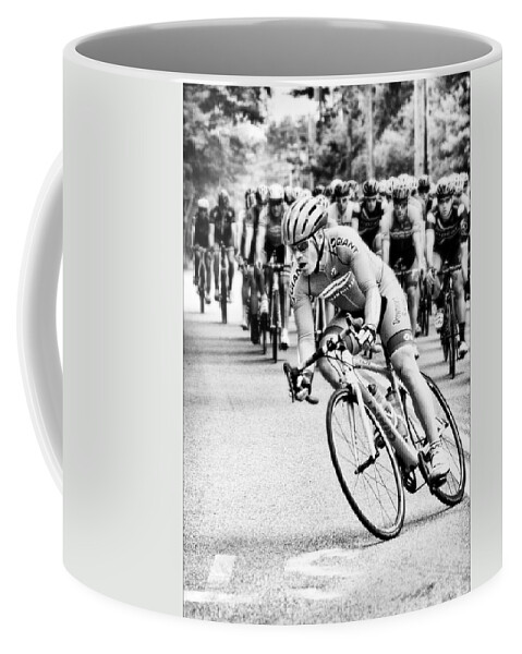 Bike Race Coffee Mug featuring the photograph Bike Race by Paul Schreiber