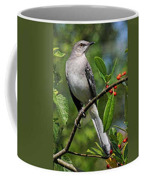 Mockingbird Coffee Mug featuring the photograph Birds - Northern Mockingbird by HH Photography of Florida