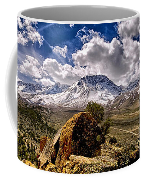 Mountains Coffee Mug featuring the photograph Bishop California by Cat Connor