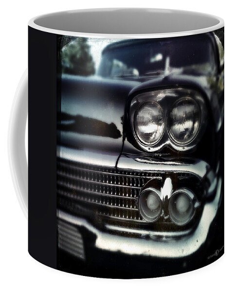 Classic Coffee Mug featuring the photograph black Cadillac by Tim Nyberg