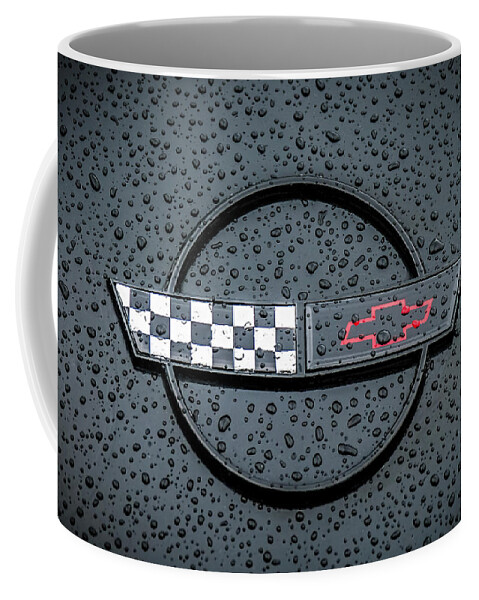 Chevrolet Coffee Mug featuring the digital art Black Flag by Douglas Pittman