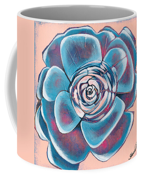 Bloom Coffee Mug featuring the painting Bloom I by Shadia Derbyshire