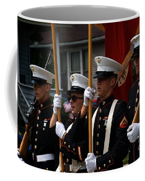 Marines Coffee Mug featuring the photograph Blue by Frank J Casella
