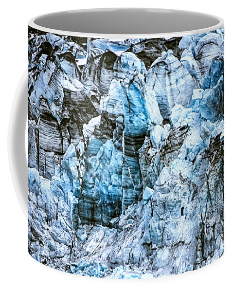 Alaska Coffee Mug featuring the photograph Blue Ice by John Haldane