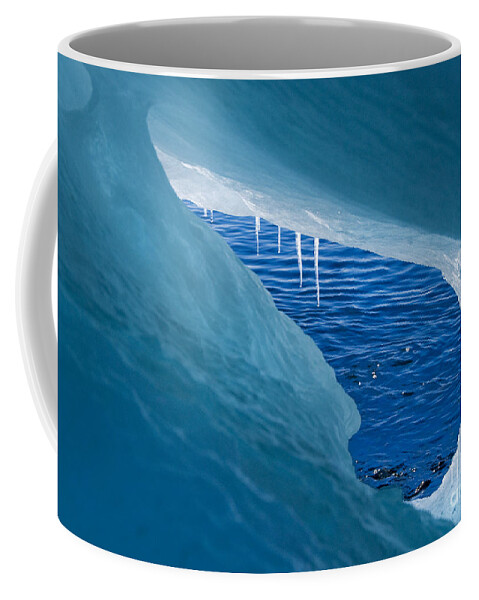 Antarctica Coffee Mug featuring the photograph Blue Iceberg by David Lichtneker