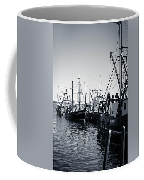 Boats Coffee Mug featuring the photograph Boats at the Pier by Brian Caldwell