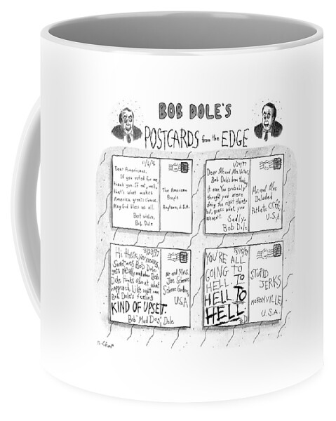 Bob Dole's Post Cards From The Edge Coffee Mug