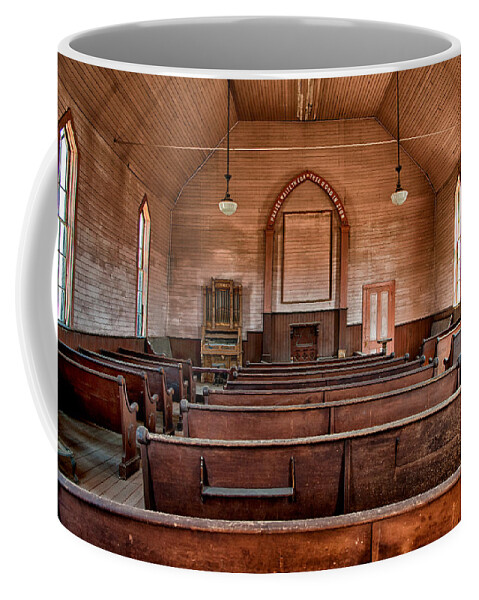 Church Coffee Mug featuring the photograph Bodie Church by Cat Connor