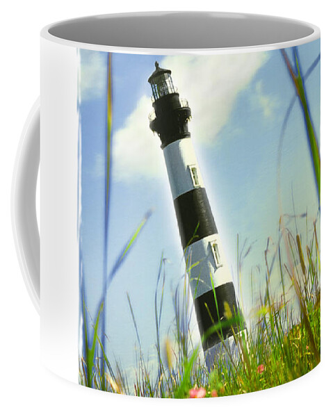 Lighthouse Coffee Mug featuring the photograph Bodie Light II by Mike McGlothlen