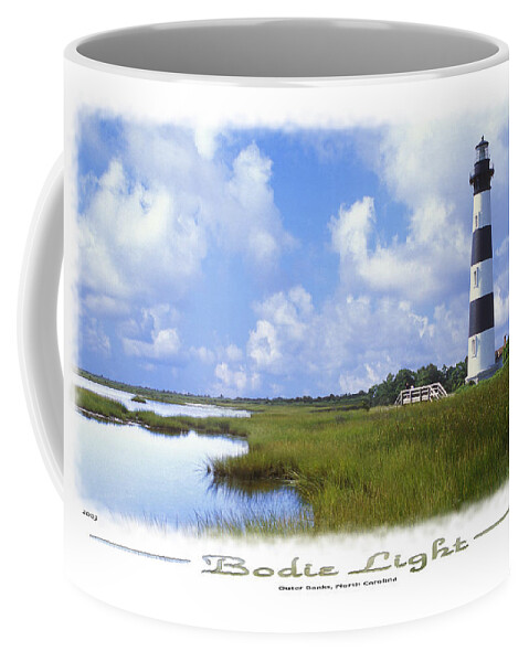 Bodie Lighthouse Coffee Mug featuring the photograph Bodie Light S P by Mike McGlothlen