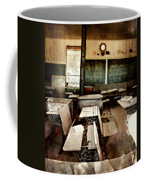 Bodie Coffee Mug featuring the photograph Bodie School Room by Lana Trussell