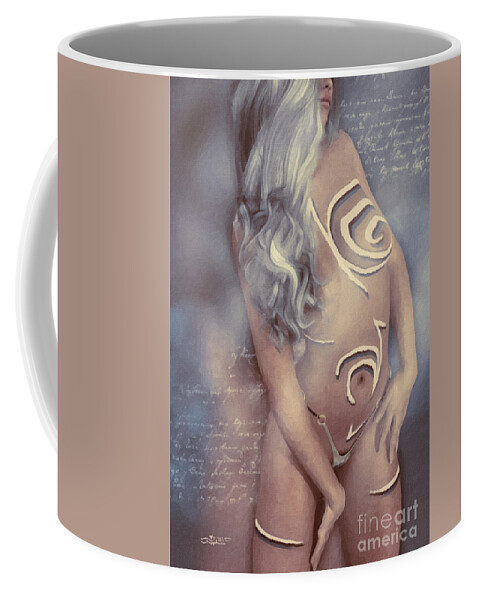 3d Coffee Mug featuring the digital art Body and Soul by Jutta Maria Pusl