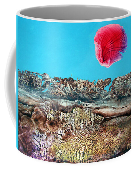 Decalcomania Coffee Mug featuring the painting Bogomil Sunrise 2 by Otto Rapp