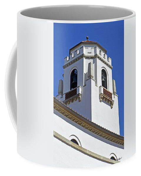 Boise Coffee Mug featuring the photograph Boise Depot Bell Tower by Shanna Hyatt