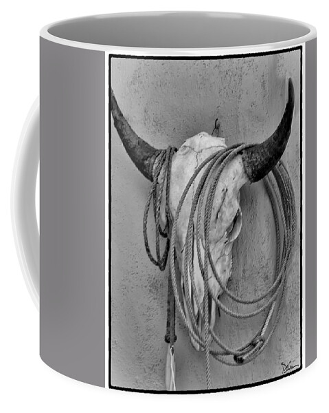 West Coffee Mug featuring the photograph Bones and Rope by Peggy Dietz